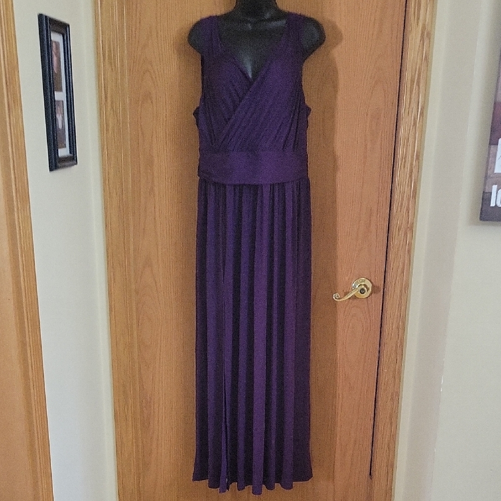 Elegant Purple Women's Dress